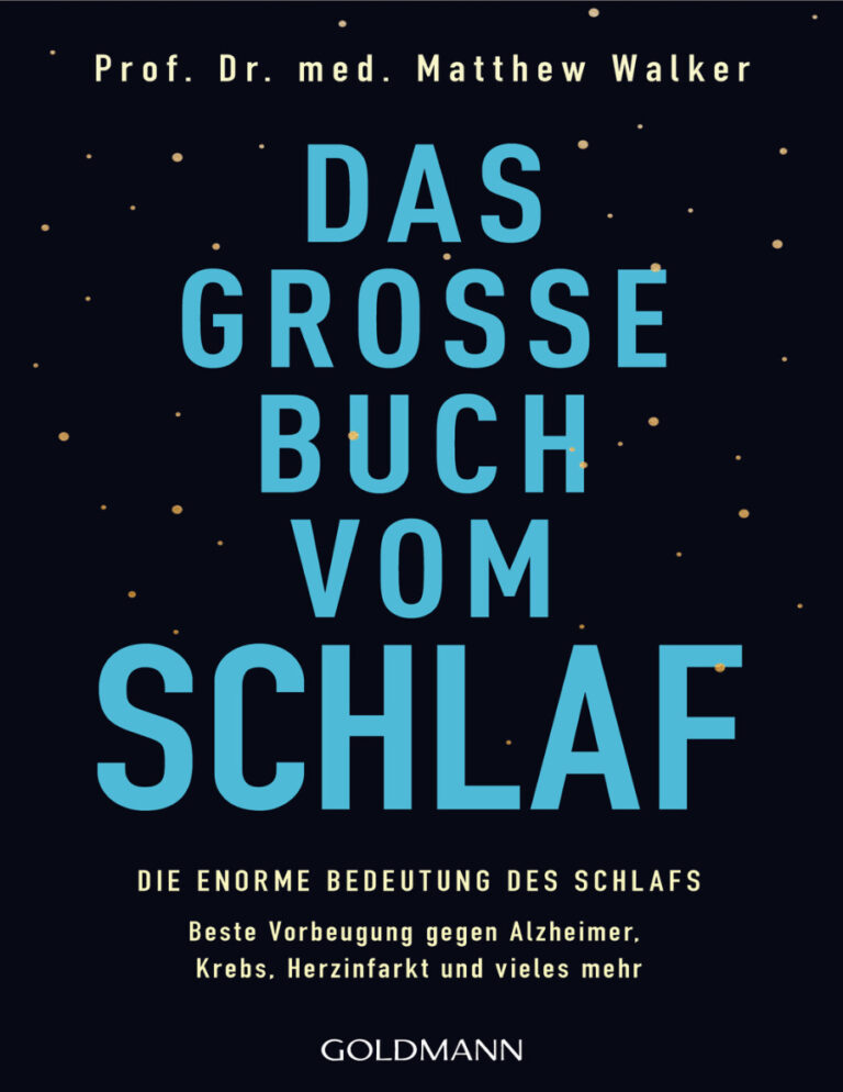 Das grosse Buch vom schlaf German German Edition Matthew Walker Kitap Kapağı