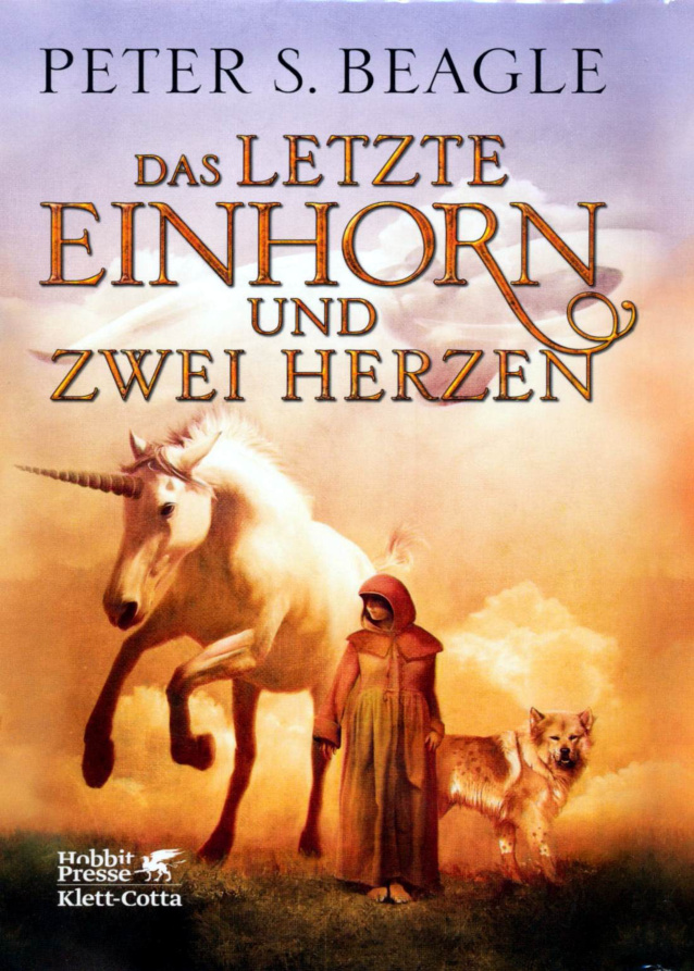 Das letzte Einhorn und zwei Herzen German Edition Peter S Beagle Kitap Kapağı