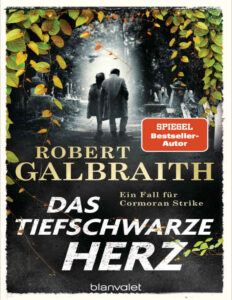 Das tiefschwarze Herz German Edition Robert Galbraith Kitap Kapağı