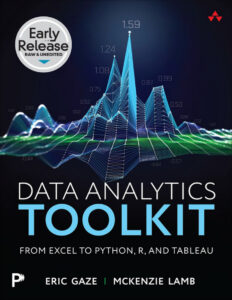 Data Analytics Toolkit From Excel to Python ER Eric Gaze Kitap Kapağı