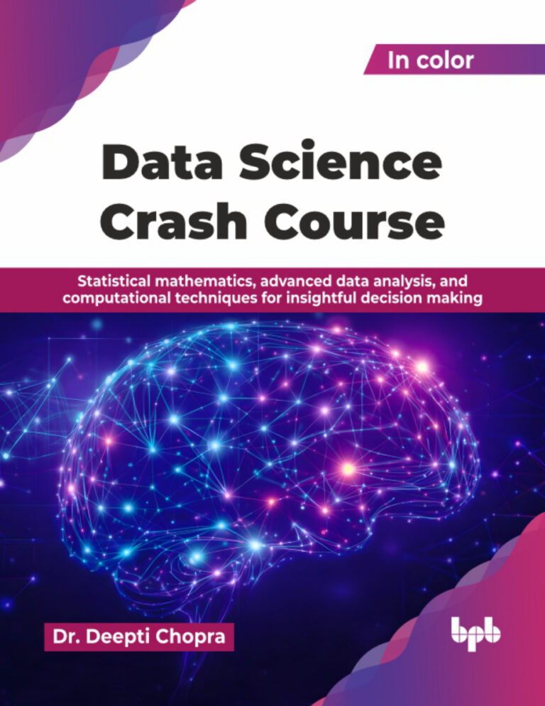 Data Science Crash Course Deepti Chopra Kitap Kapağı