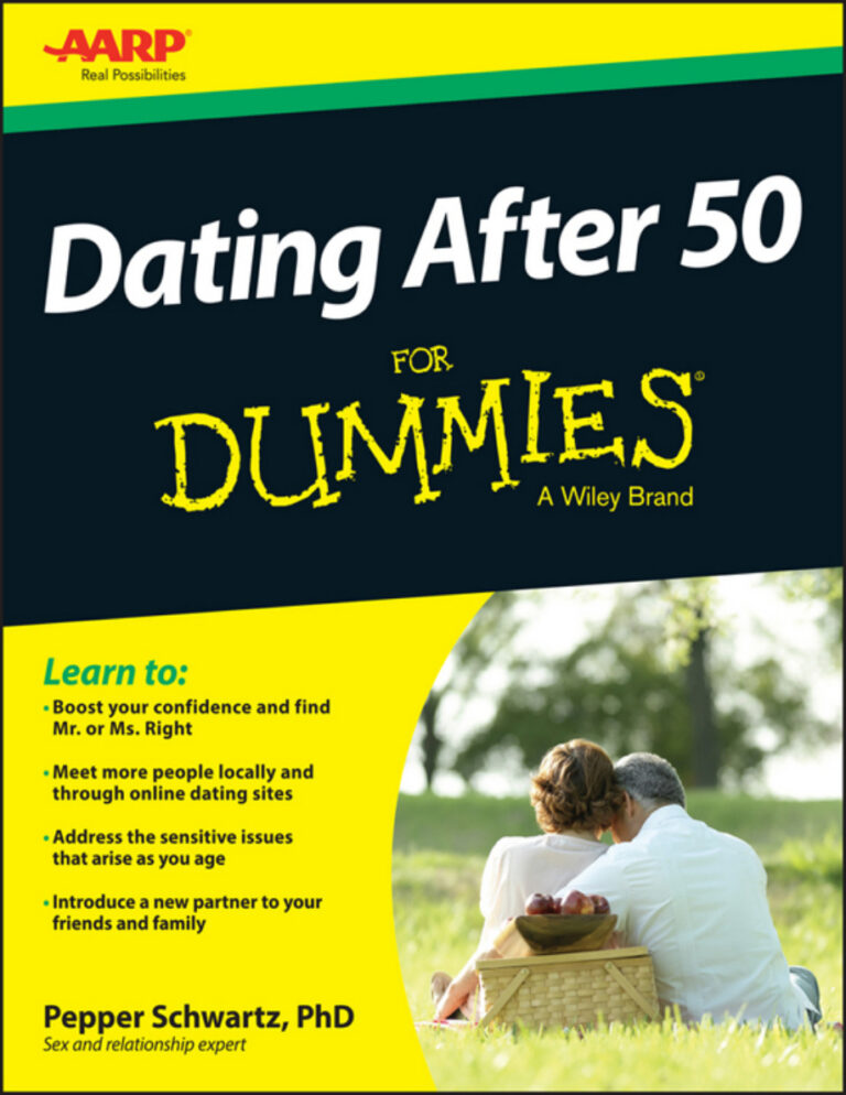 Dating After 50 For Dummies Pepper Schwartz Kitap Kapağı