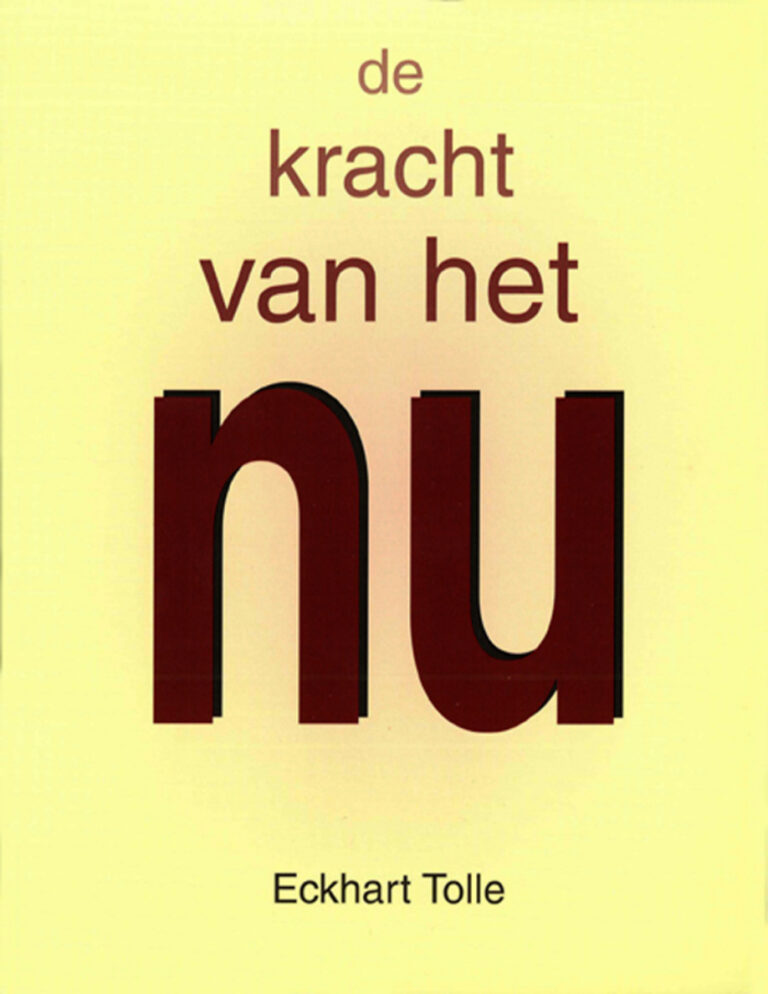 De Kracht Van Het NU Tolle Eckhart Kitap Kapağı