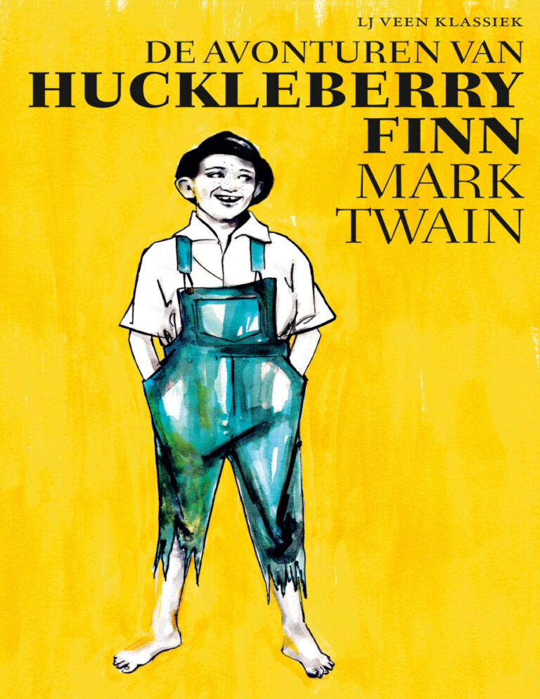 De avonturen van Huckleberry Finn Dutch Edition Mark Twain Kitap Kapağı
