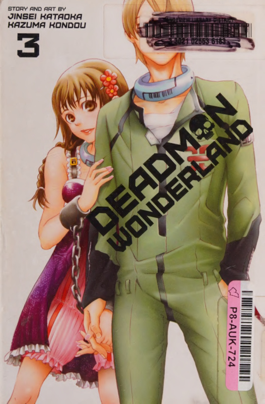 Deadman Wonderland vol 3 Jinsei Kataoka Kitap Kapağı