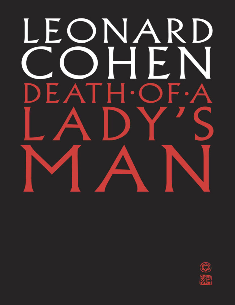 Death of a ladys man Leonard cohen Kitap Kapağı