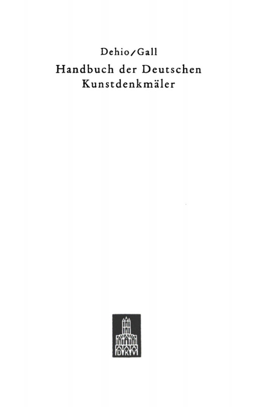Dehio Handbuch der deutschen Kunstdenkmaler Nordliches Hessen German Edition Ernst Gall Kitap Kapağı