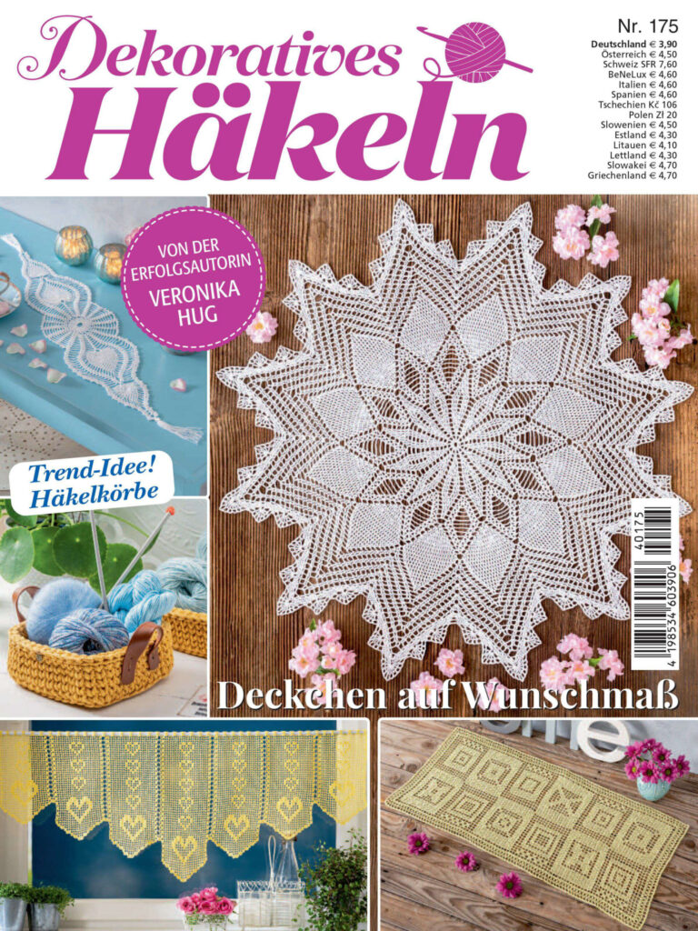 Dekoratives Hakeln Nr175 2024 GER Dekoratives Hakeln Kitap Kapağı