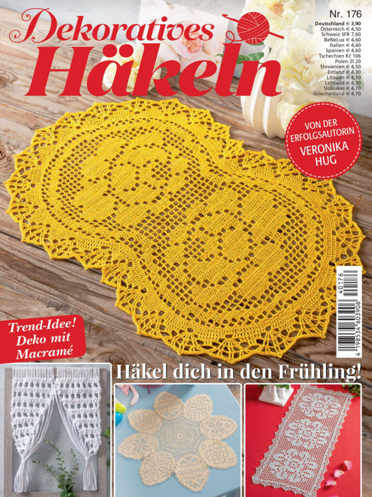 Dekoratives Hakeln Nr176 2024 GER Dekoratives Hakeln Kitap Kapağı