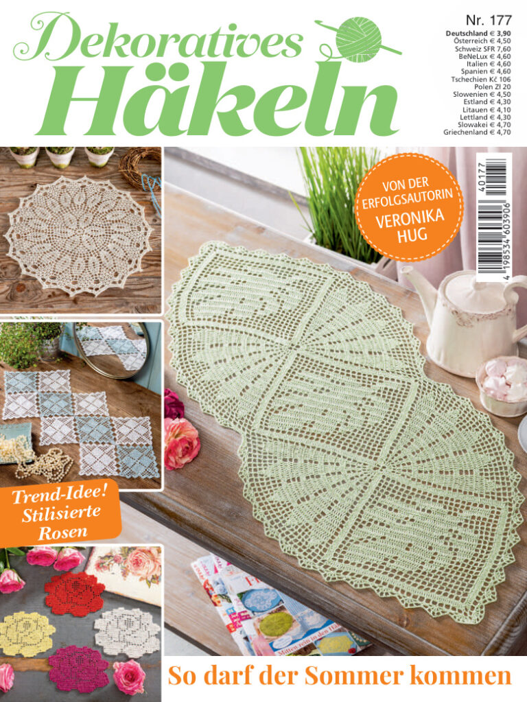 Dekoratives Hakeln Nr177 2024 GER Dekoratives Hakeln Kitap Kapağı