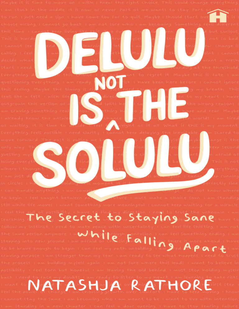 Delulu Is Not the Solulu Nathashja Rathore Kitap Kapağı