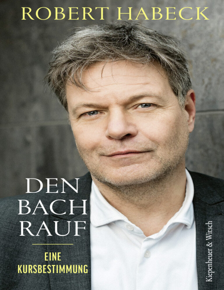Den Bach rauf German Edition Robert Habeck Kitap Kapağı