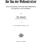 Der Bau der Wolkenkratzer German Edition Otto Rappold Kitap Kapağı