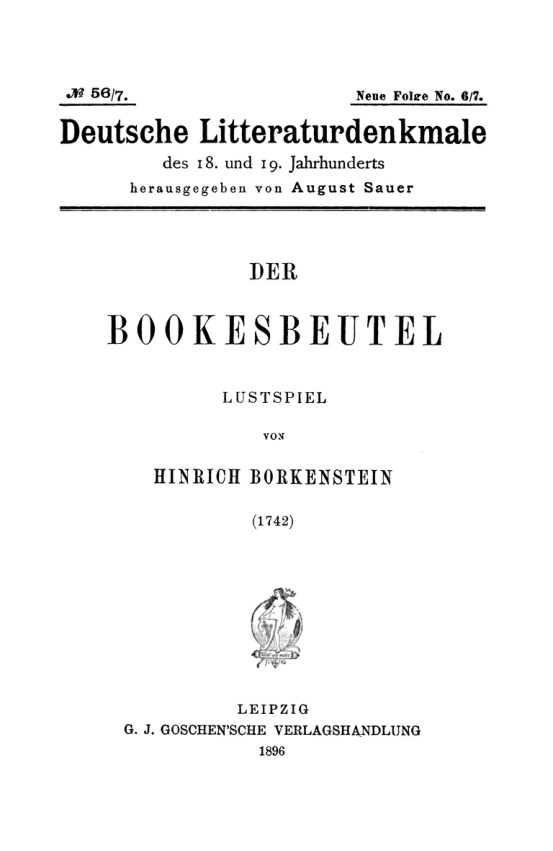 Der Bookesbeutel German Edition Hinrich Borkenstein Kitap Kapağı
