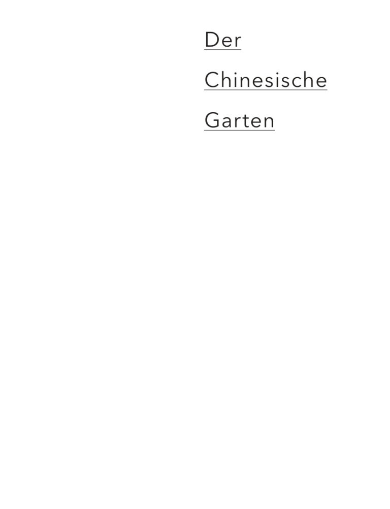 Der Chinesische Garten German Edition Bianca Maria Rinaldi Kitap Kapağı