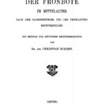 Der Fronbote im Mittelalter nach dem Sachsenspiegel und den verwandten Rechtsquellen German Edition Christian Eckert Kitap Kapağı