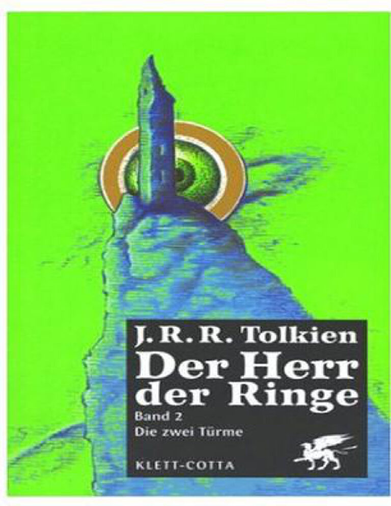Der Herr der Ringe 2 Die Zwei Turme German Edition JRR Tolkien Kitap Kapağı