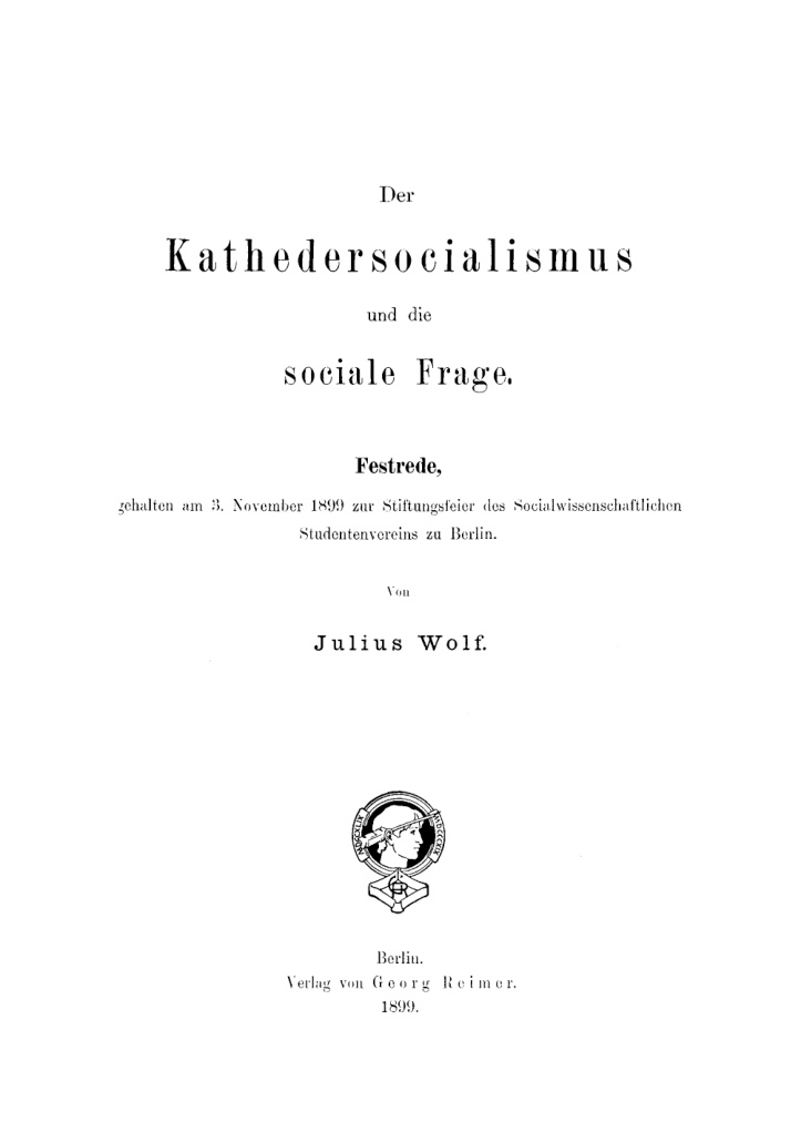 Der Kathedersozialismus und die soziale Frage PDF Download