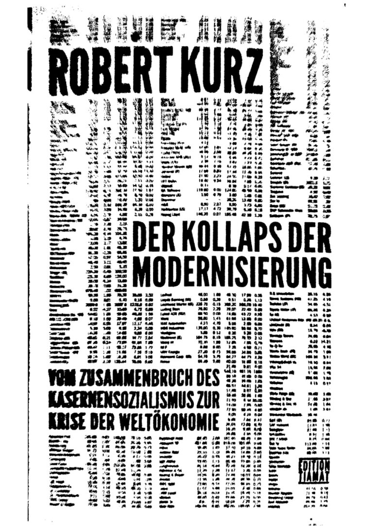 Der Kollaps der Modernisierung German Edition Robert Kurz Kitap Kapağı