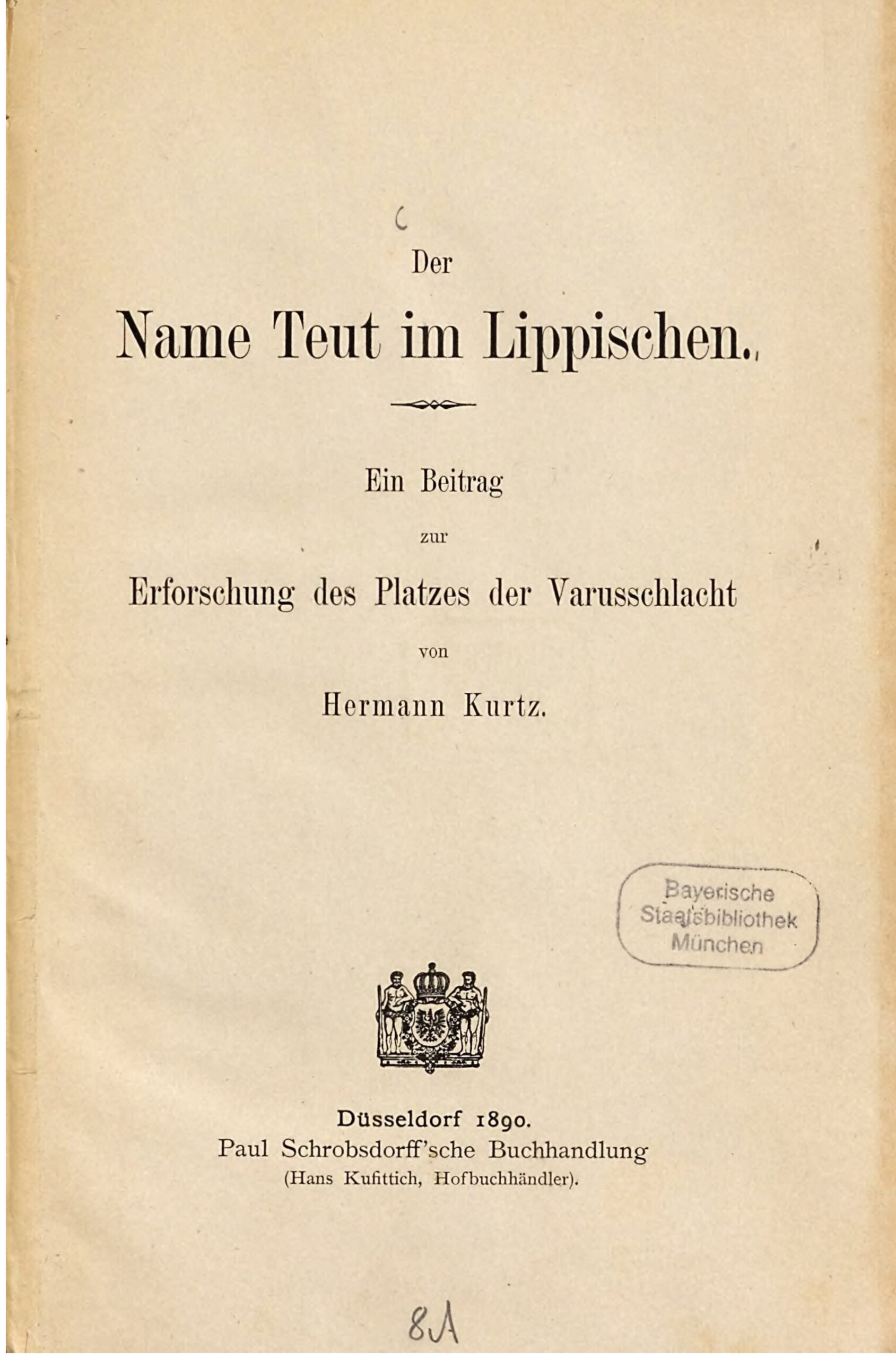 Der Name Teut im Lippischen PDF Download