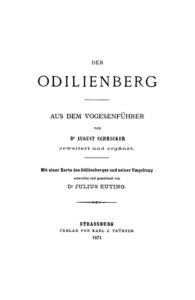 Der Odilienberg German Edition August Schricker Kitap Kapağı
