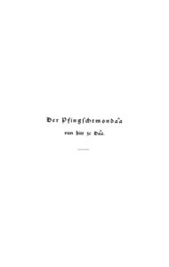 Der Pfingschtmondaa vun hitt ze Daa German Edition Heinrich Schneegans Kitap Kapağı