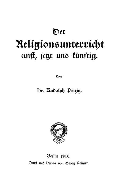 Der Religionsunterricht einst, jetzt und künftig PDF Download