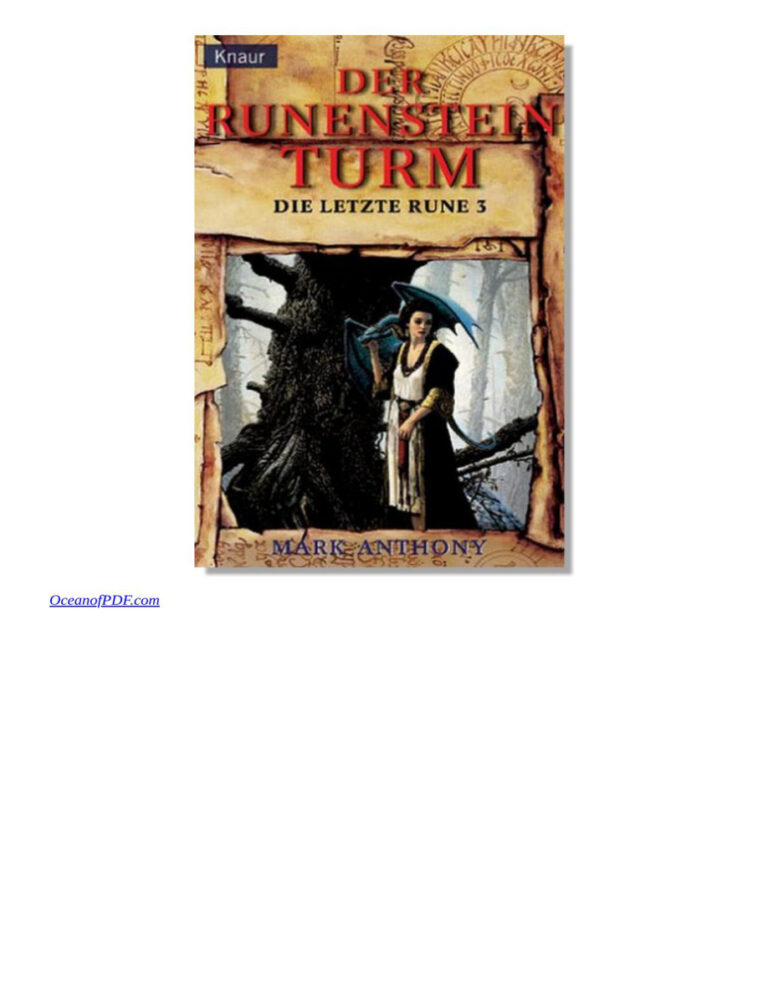 Der Runensteinturm Anthony Mark Kitap Kapağı