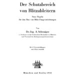 Der Schutzbereich von Blitzableitern German Edition A Schwaiger Kitap Kapağı