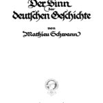 Der Sinn der deutschen Geschichte German Edition Mathieu Schwann Kitap Kapağı
