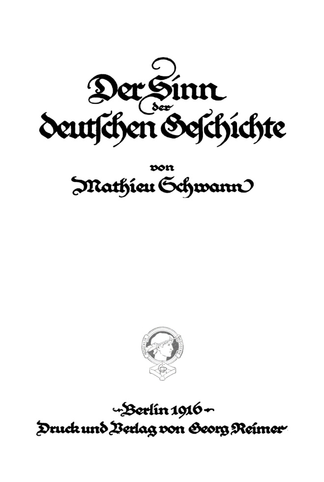 Der Sinn der deutschen Geschichte PDF Download