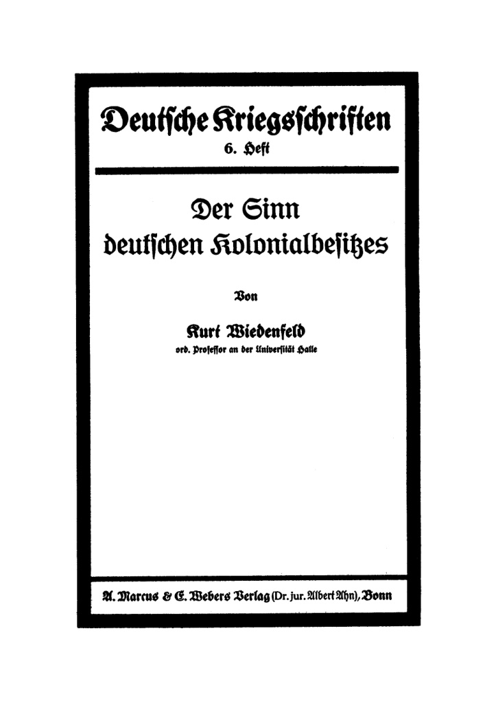 Der Sinn deutschen Kolonialbesitzes PDF Download