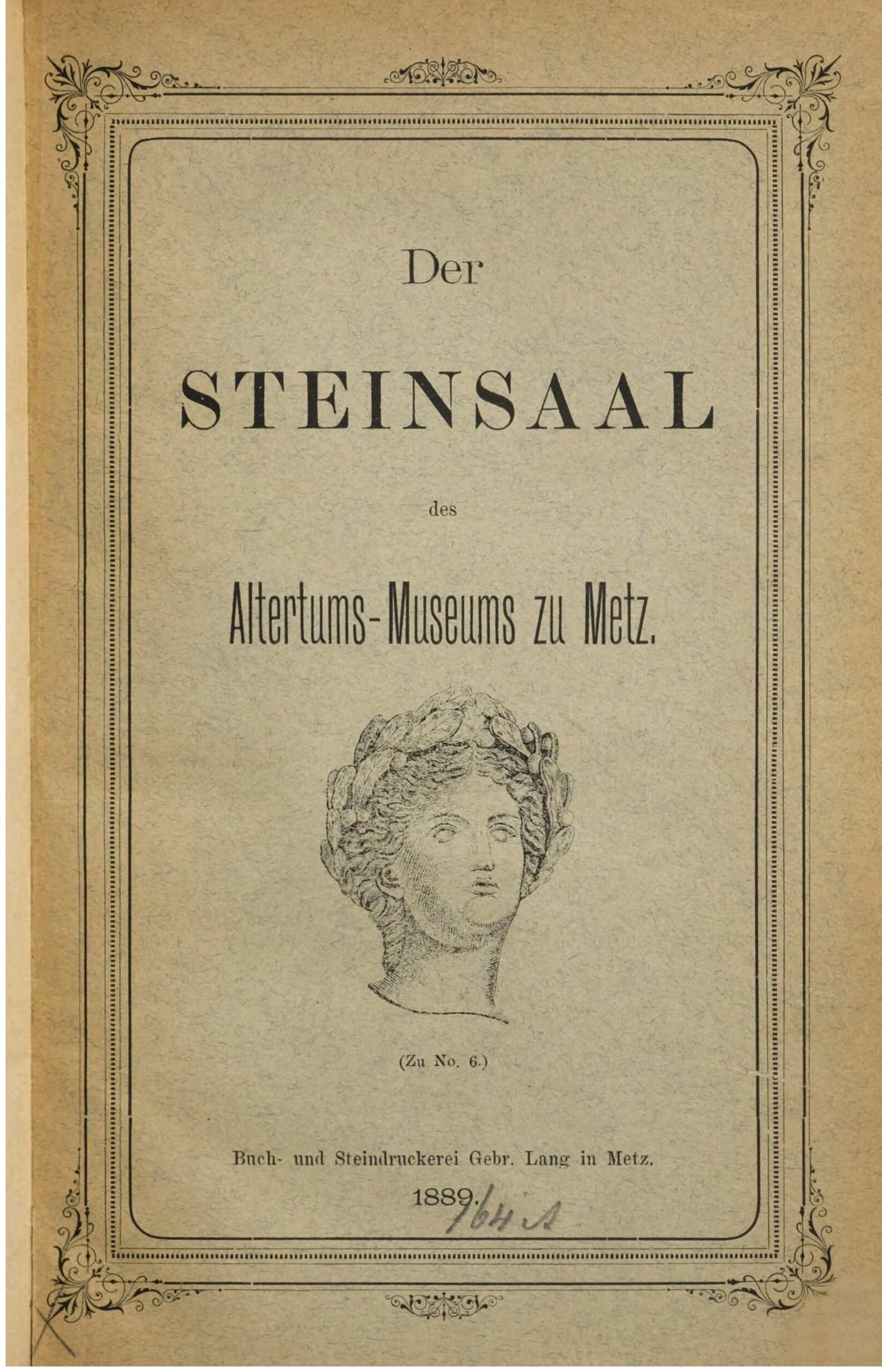 Der Steinsaal des Altertums-Museums zu Metz PDF Download