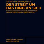 Der Streit um das Ding an sich German Edition Marialena Karampatsou Kitap Kapağı