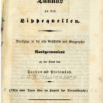 Der Taunus an den Lippequellen German Edition Gottlieb August Benjamin Schierenberg Kitap Kapağı