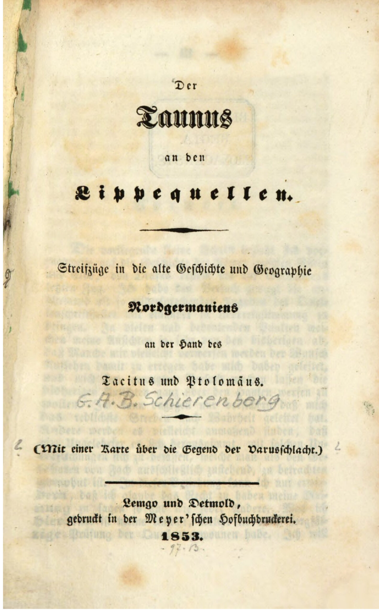 Der Taunus an den Lippequellen PDF Download
