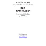 Der Totenleser Tsokos Kitap Kapağı