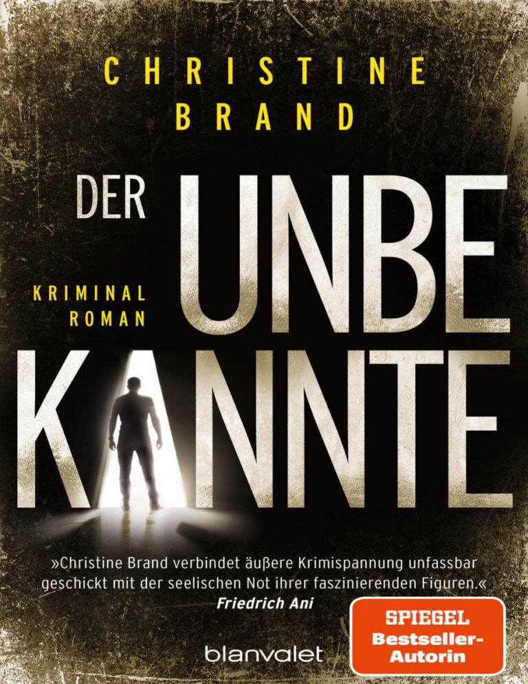 Der Unbekannte Kriminalroman Christine Brand Kitap Kapağı