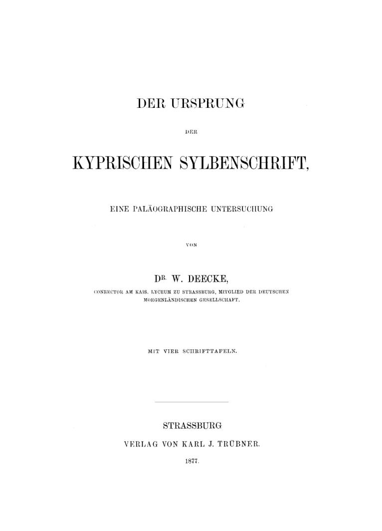 Der Ursprung der kyprischen Sylbenschrift PDF Download