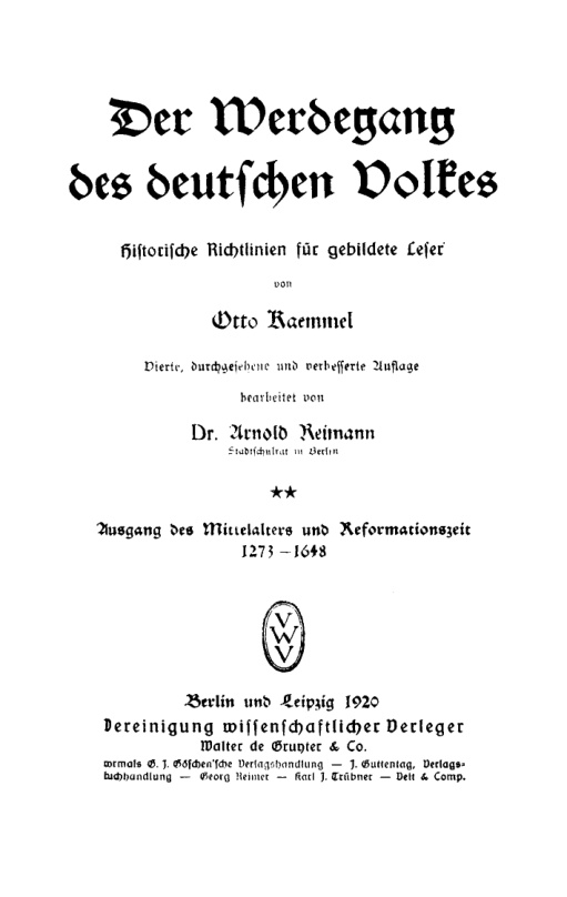Der Werdegang des deutschen Volkes, Band 2 PDF Download