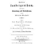 Der Werthschatzung dem Ankauf und der Entwasserung der Landereien Abtheilung 1 German Edition Wilhelm Marshall Kitap Kapağı