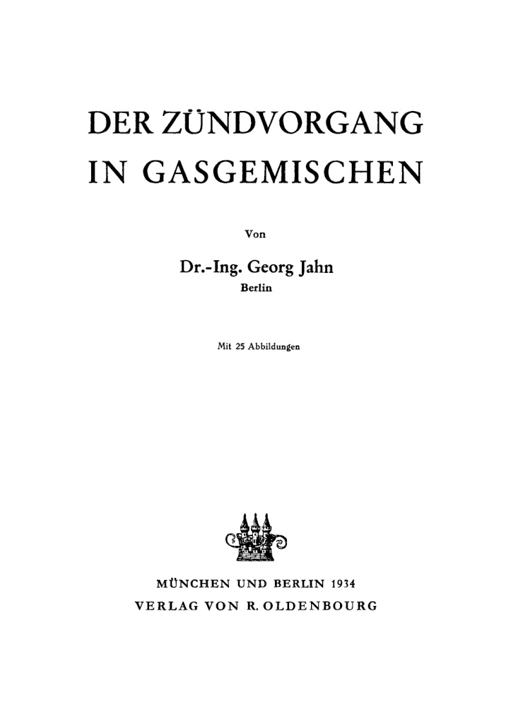Der Zündvorgang in Gasgemischen PDF Download
