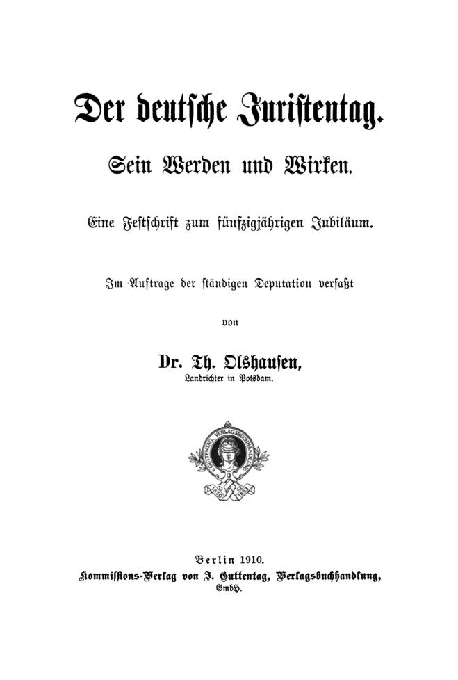 Der deutsche Juristentag PDF Download