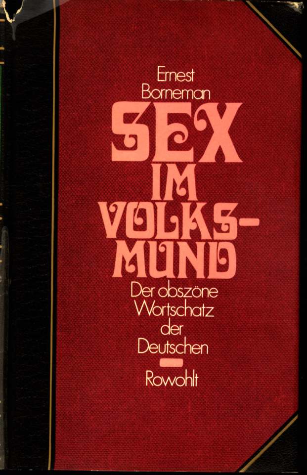 Der obszone Wortschatz der Deutschen German Edition Ernest Borneman Kitap Kapağı