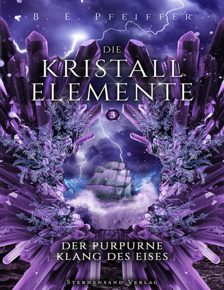 Der purpurne Klang des Eises German Edition BE Pfeiffer Kitap Kapağı