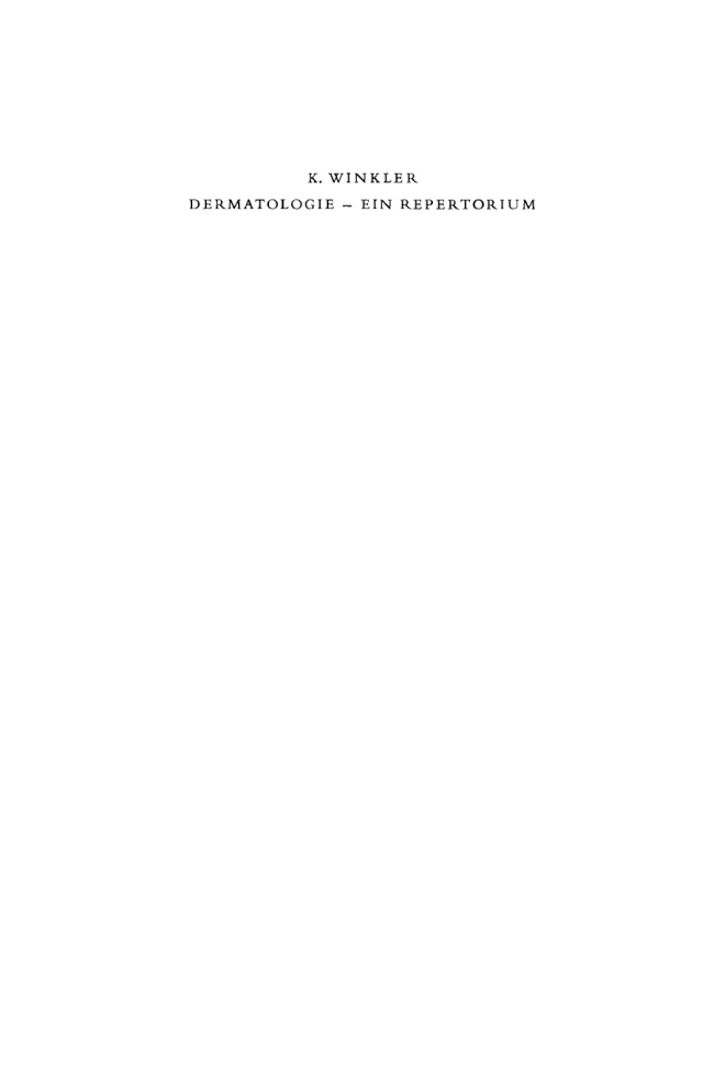 Dermatologie German Edition Kurt Winkler Kitap Kapağı