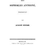 Des Sophokles Antigone German Edition Sophocles Kitap Kapağı