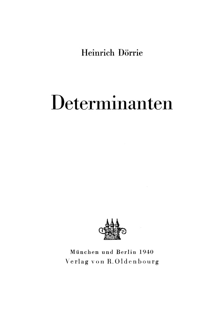 Determinanten PDF Download
