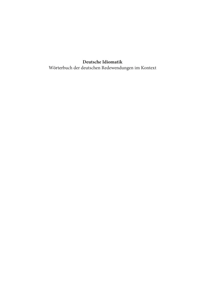 Deutsche Idiomatik German Edition Hans Schemann Kitap Kapağı