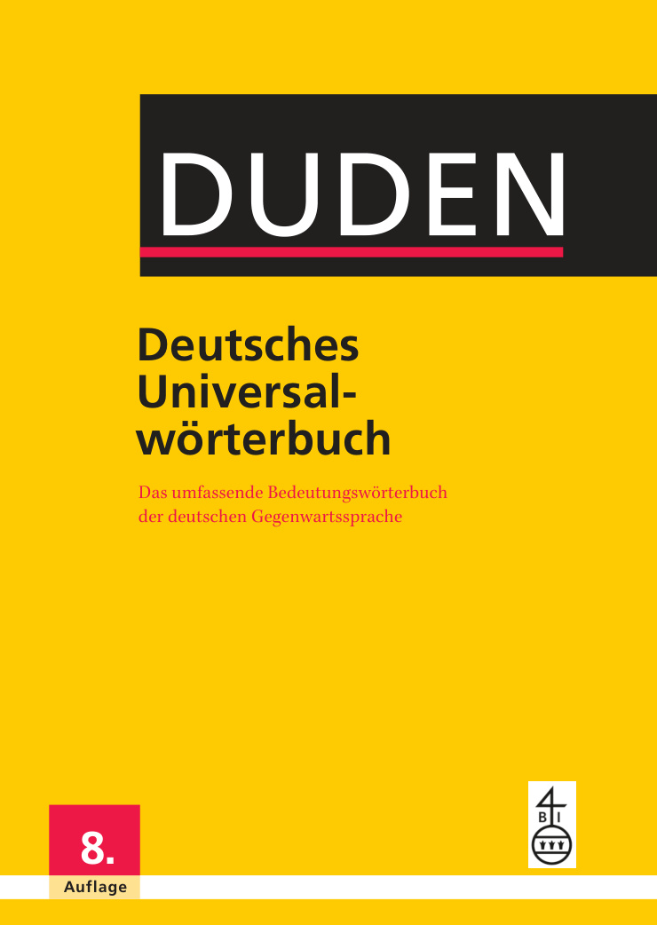 Deutsches Universalworterbuch German Edition Dudenredaktion Kitap Kapağı